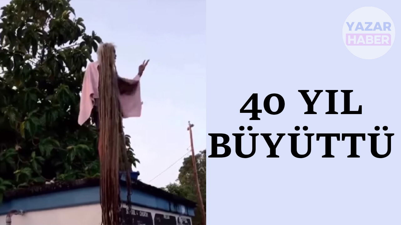 Guinness Rekorlar Kitabı’na Girdi! Jamaika’da 40 Yıldır Saçlarını Kesmeyen Adam!