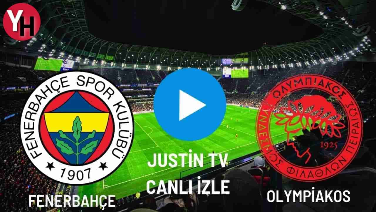 TV 8 Fenerbahçe – Olympiakos Canlı Maç İzle! Taraftarium24, Justin TV Canlı Maç İzle!