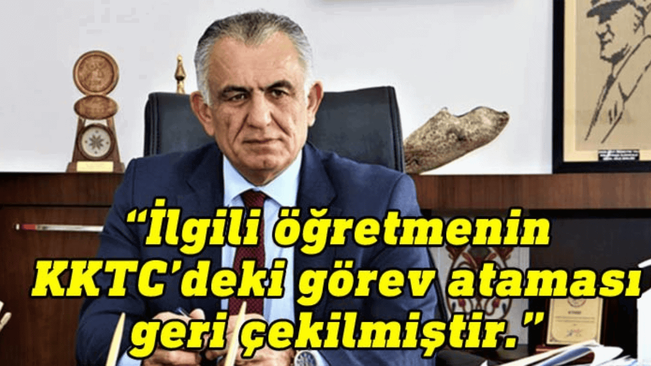 Çavuşoğlu: Türkiye’den görevli gelen öğretmenin  ilişkisi kesildi