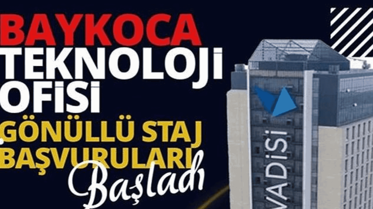 Baykoca Teknoloji Ofisi Gönüllü Staj Başvuruları Başladı
