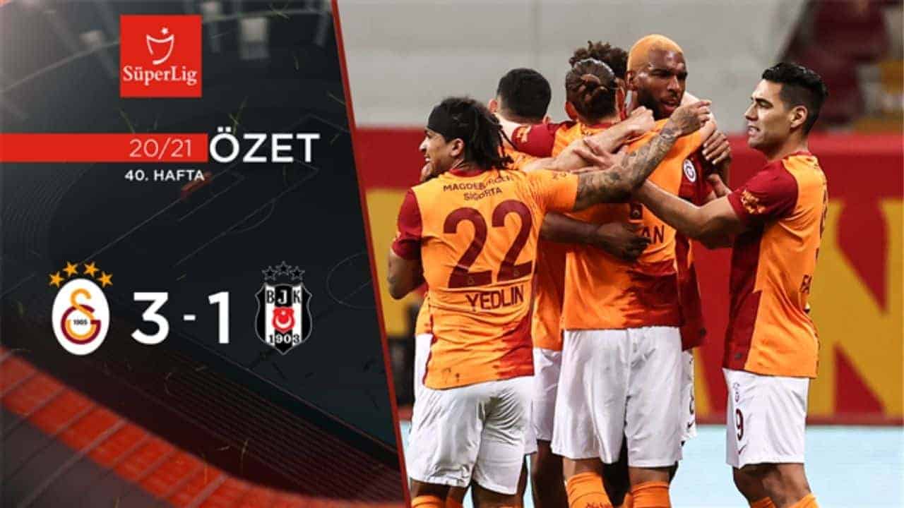 Beşiktaş Galatasaray’ı 3-1 yendi