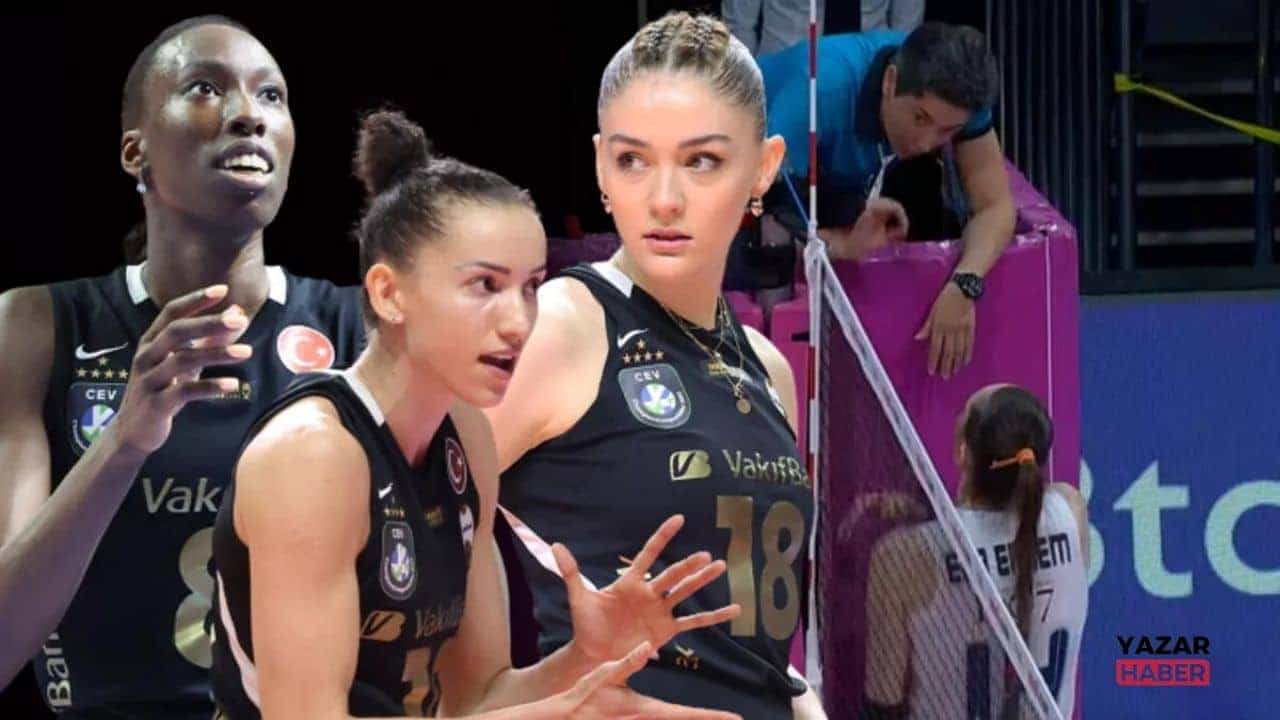 VakıfBank’ta Fenerbahçe Opet’te Eda Erdem Dündar çok sinirlendi