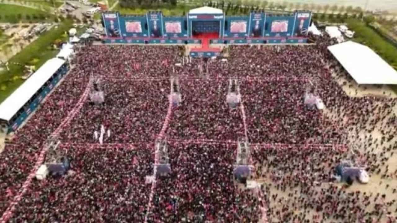 Cumhurbaşkanı adayı Kemal Kılıçdaroğlu’nun İstanbul mitingine kaç kişi katıldı?