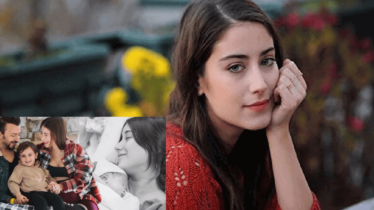 İkinci kez anne olan Hazal Kaya, kızıyla ilk pozunu paylaştı
