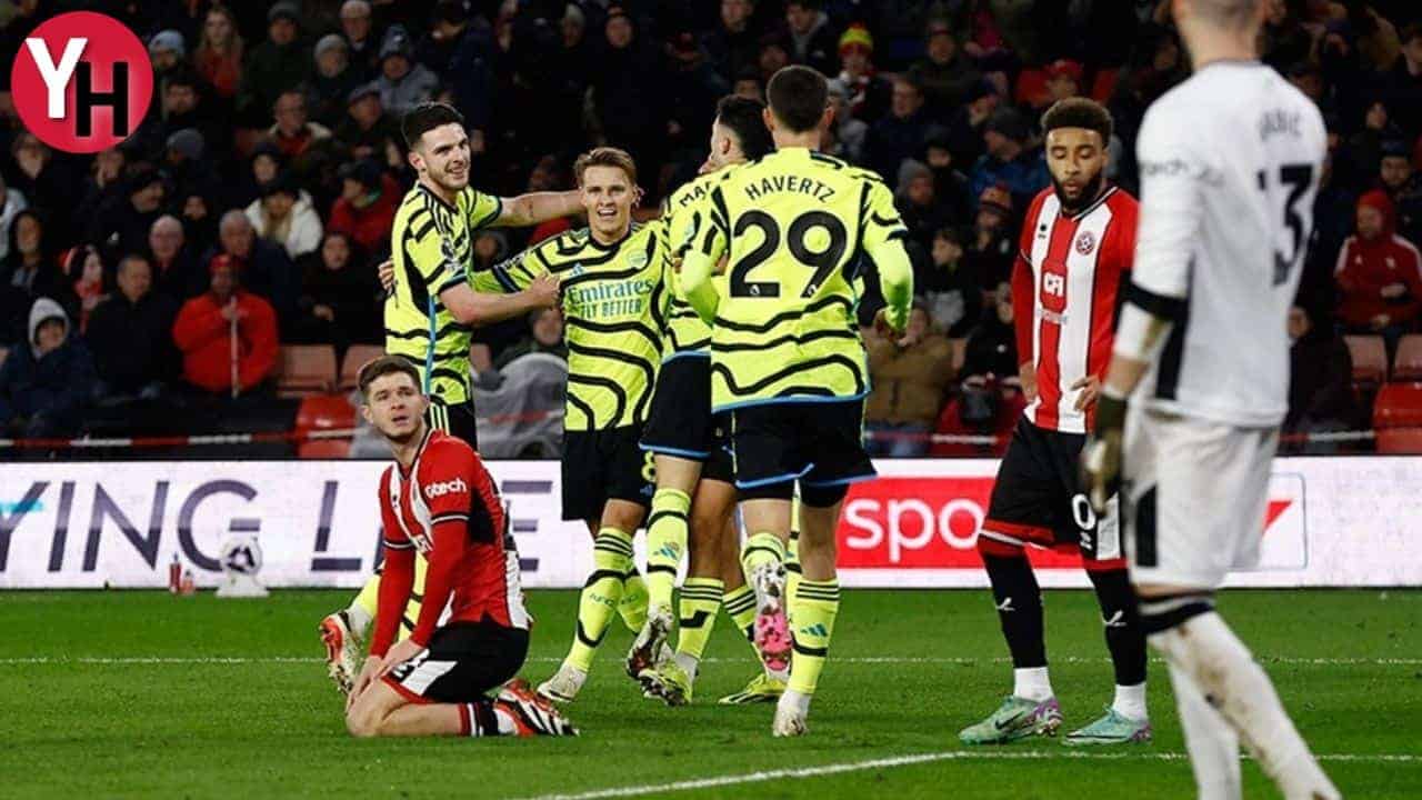 Arsenal İlk Yarısında 5 Attığı Maçta Gol Oldu Yağdı