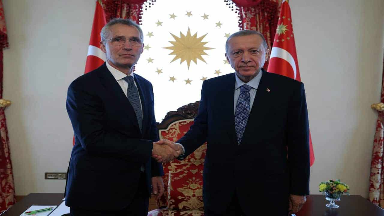 Cumhurbaşkanı Erdoğan NATO Genel Sekreteri Stoltenberg’i kabul etti