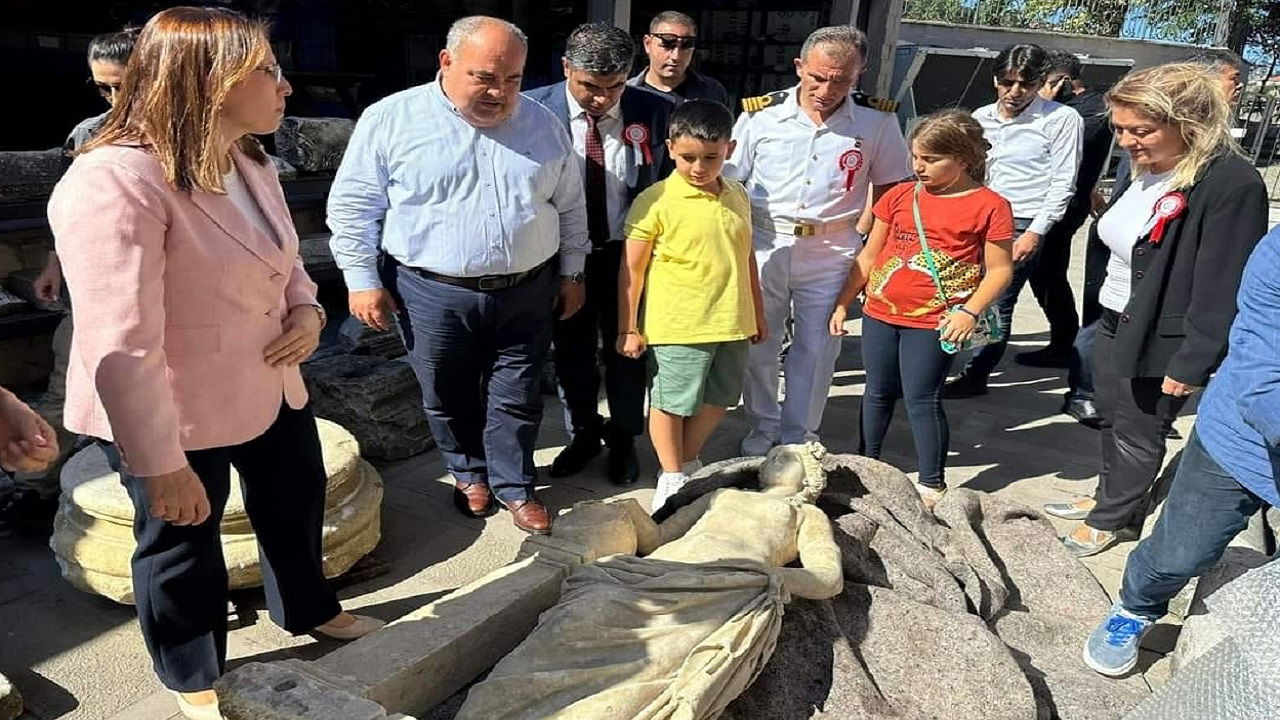Bartın’ın Amasra İlçesi’nde Tarihi Su Perisi Heykeli Bulundu