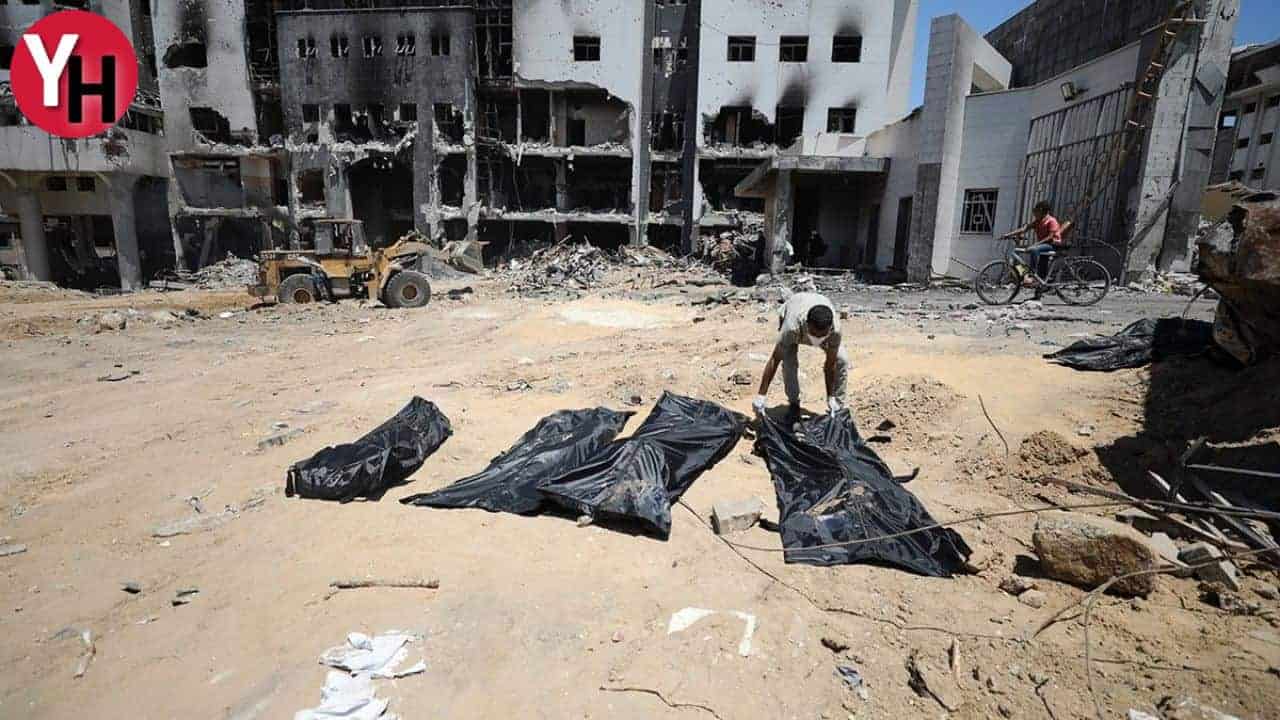 Gazze’de Şifa Hastanesi’nde 49 Filistinlinin Cesedi Bulundu