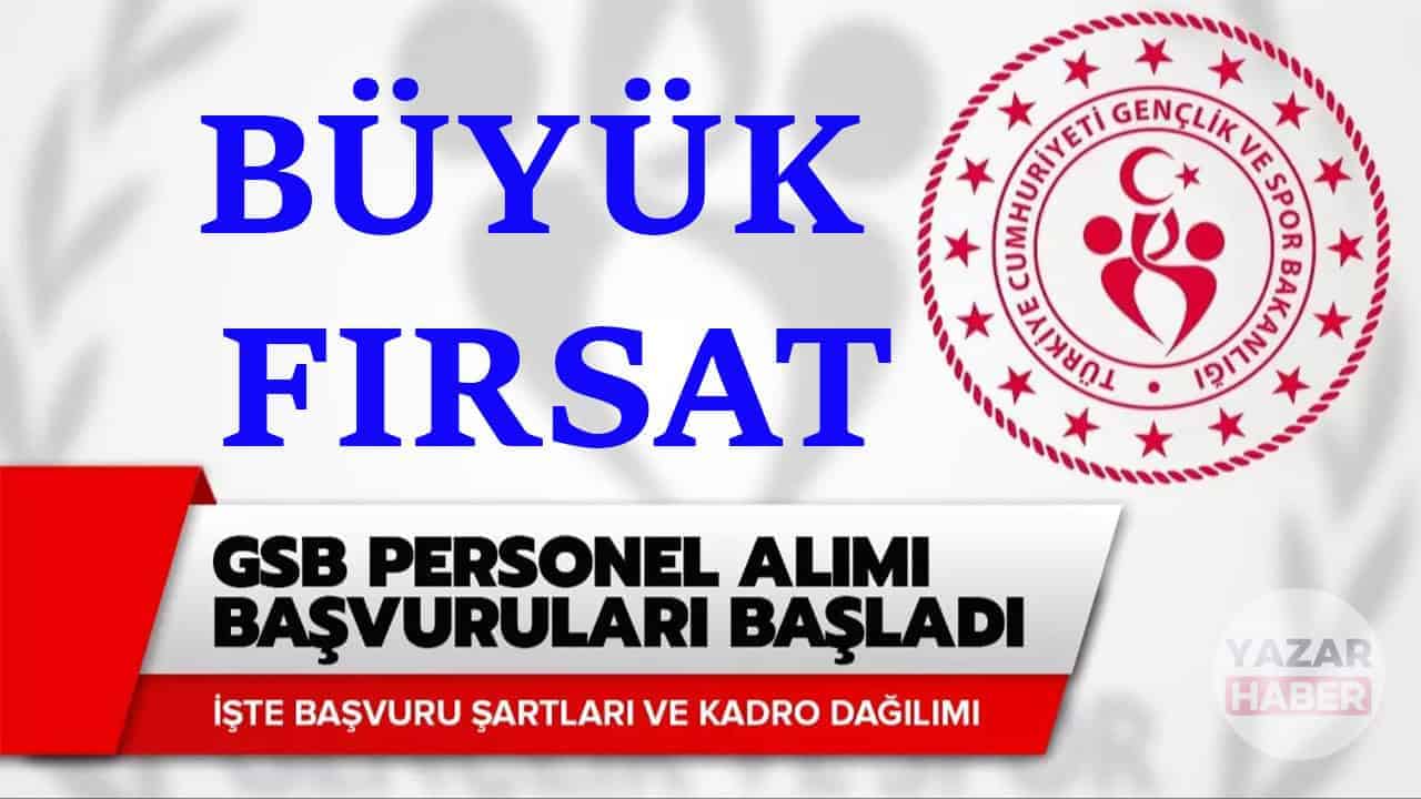 Büyük Fırsat: Gençlik ve Spor Bakanlığı 11.455 Kişiye İş Kapısı Açıyor!