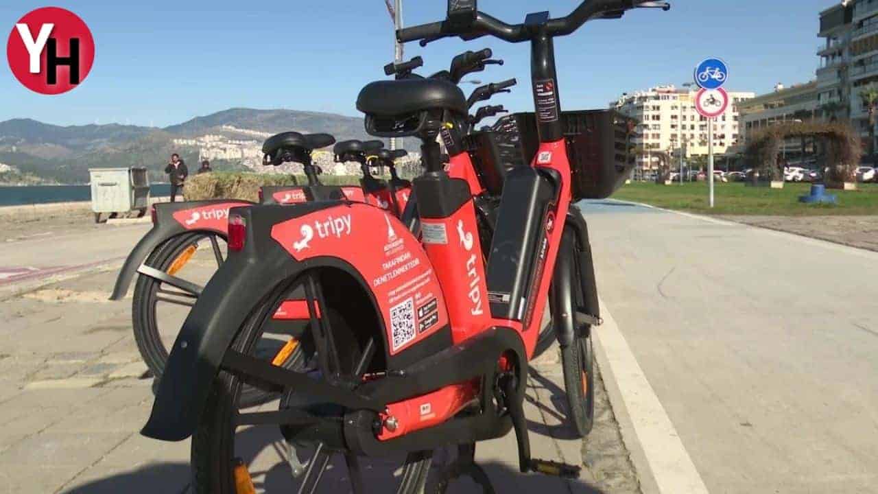 İzmir’de Elektrikli Bisikletler Hizmete Girdi!