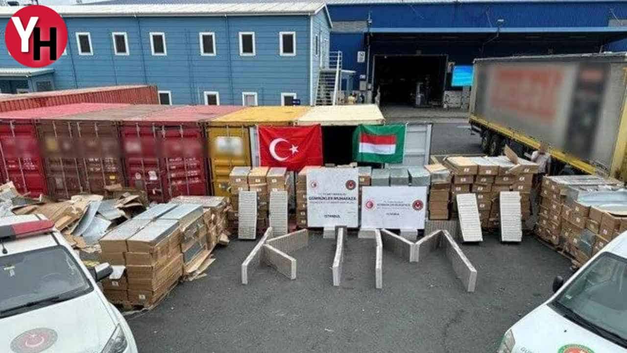 Mersin ve İstanbul’da 521 Milyon Liralık Kaçak Eşya Operasyonu