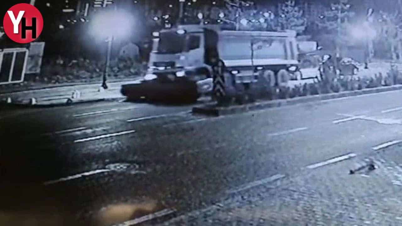 Kontrolden Çıkan Kamyon Kazası