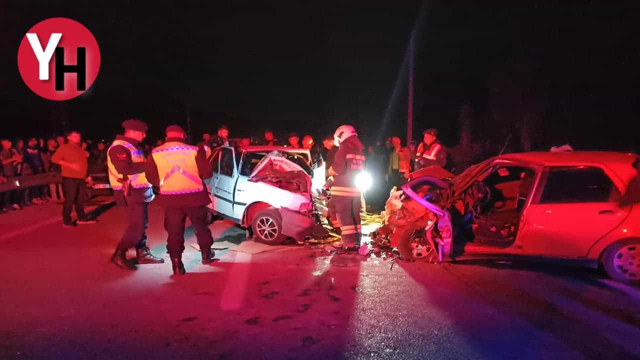 Konya’da 3 Araçlı Kazada 1 Ölü, 3 Yaralı