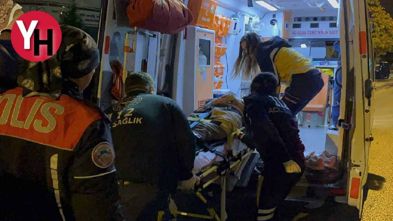 Motosikletin çarptığı yaya ağır yaralandı