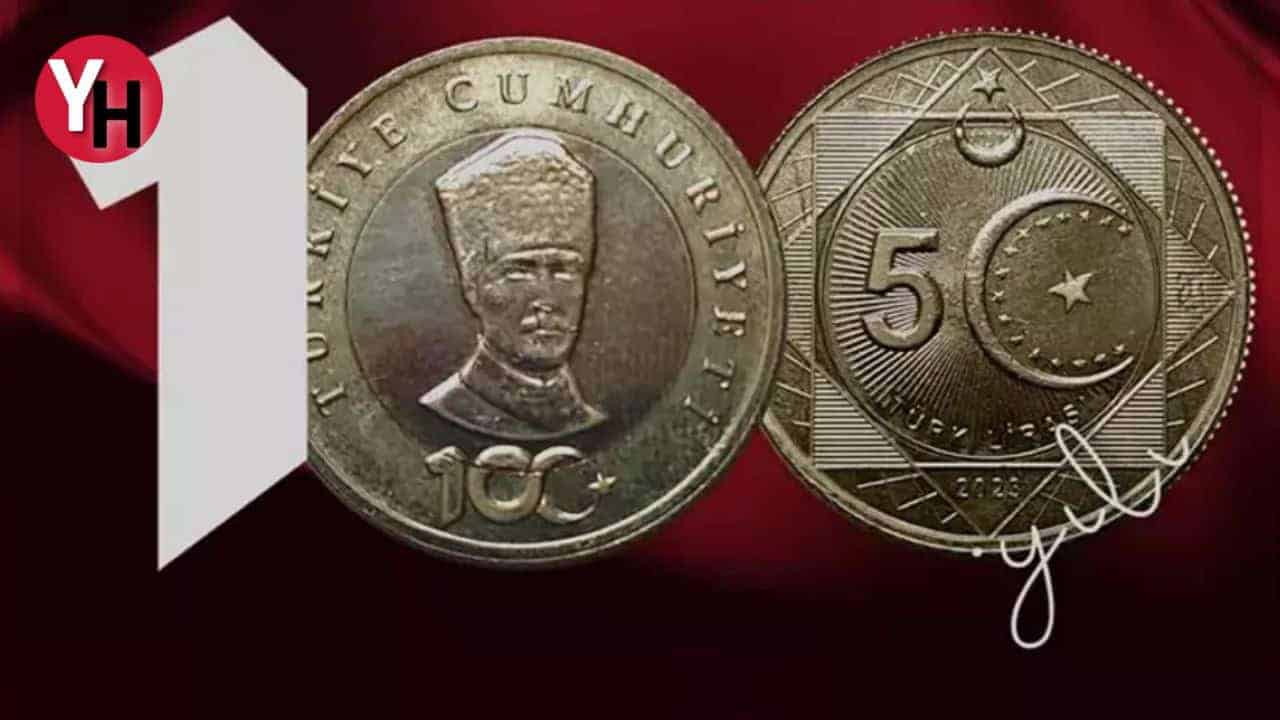Özel Tasarlanan 5 TL Madeni Para
