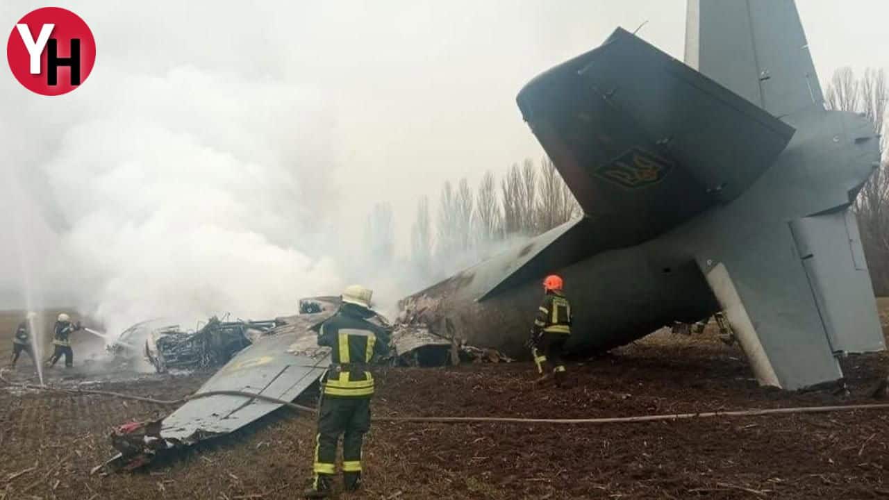 Rusya, Ukrayna’ya Ait Askeri Uçağı Düşürdü!