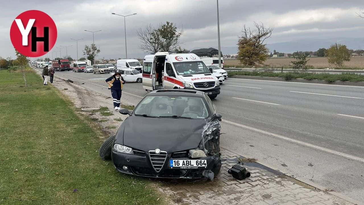 Şans eseri Yaralanma Olmayan Feci Kazada Detaylar
