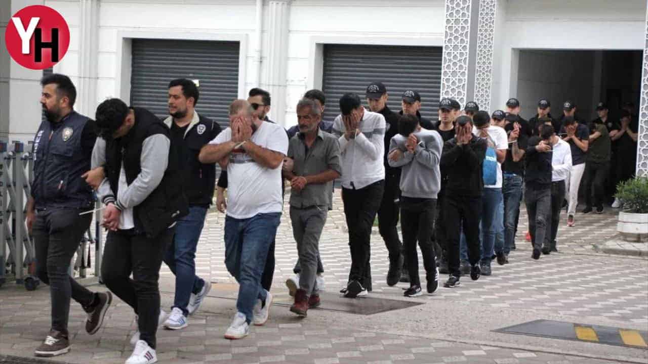 Sibergöz 44 Operasyonunda Tutuklananlar Adliyeye Sevk Edildi