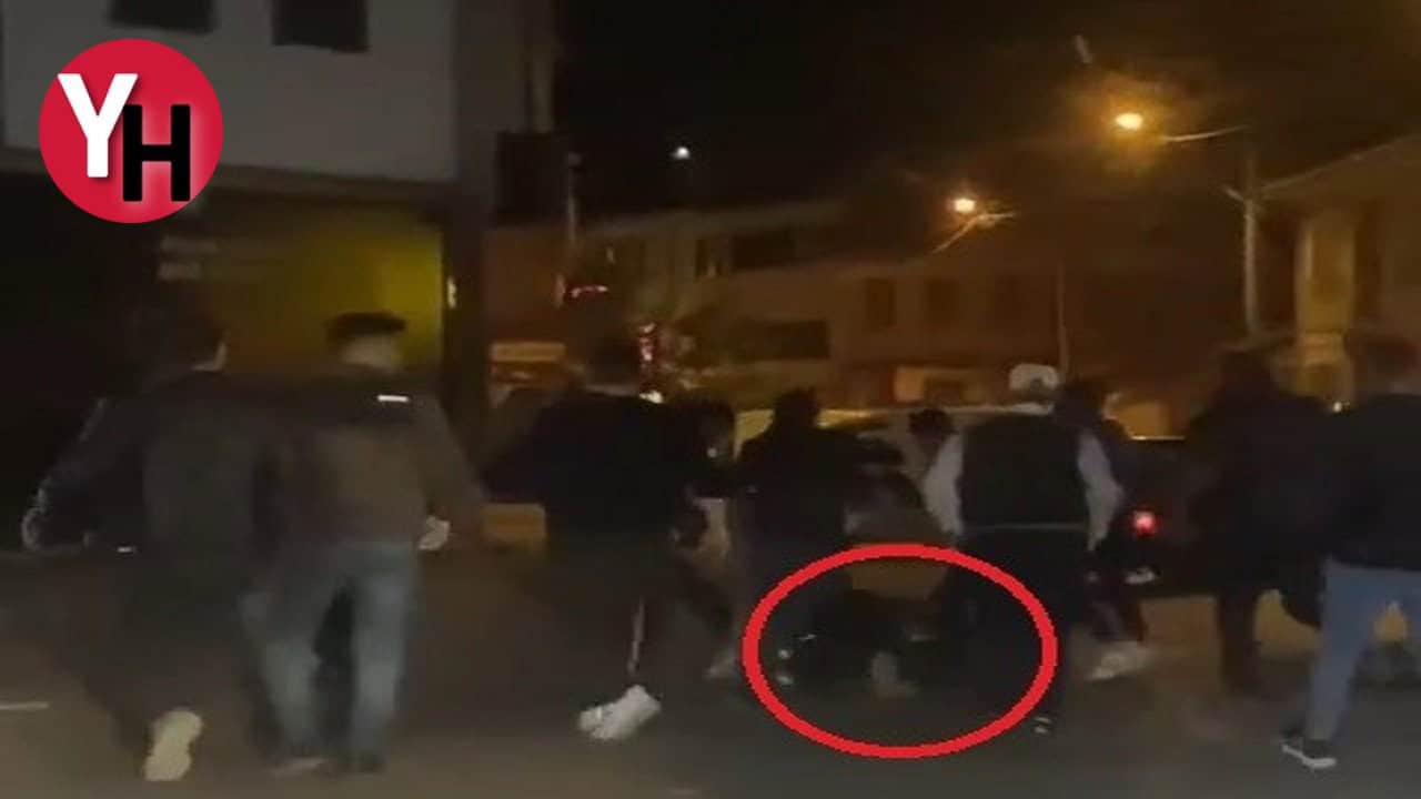 Sokağı boks ringine çevirdiler