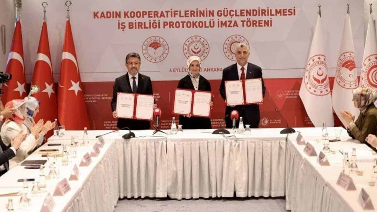 Üç Bakan, Kadın Kooperatiflerine Destek İçin İmza Attı