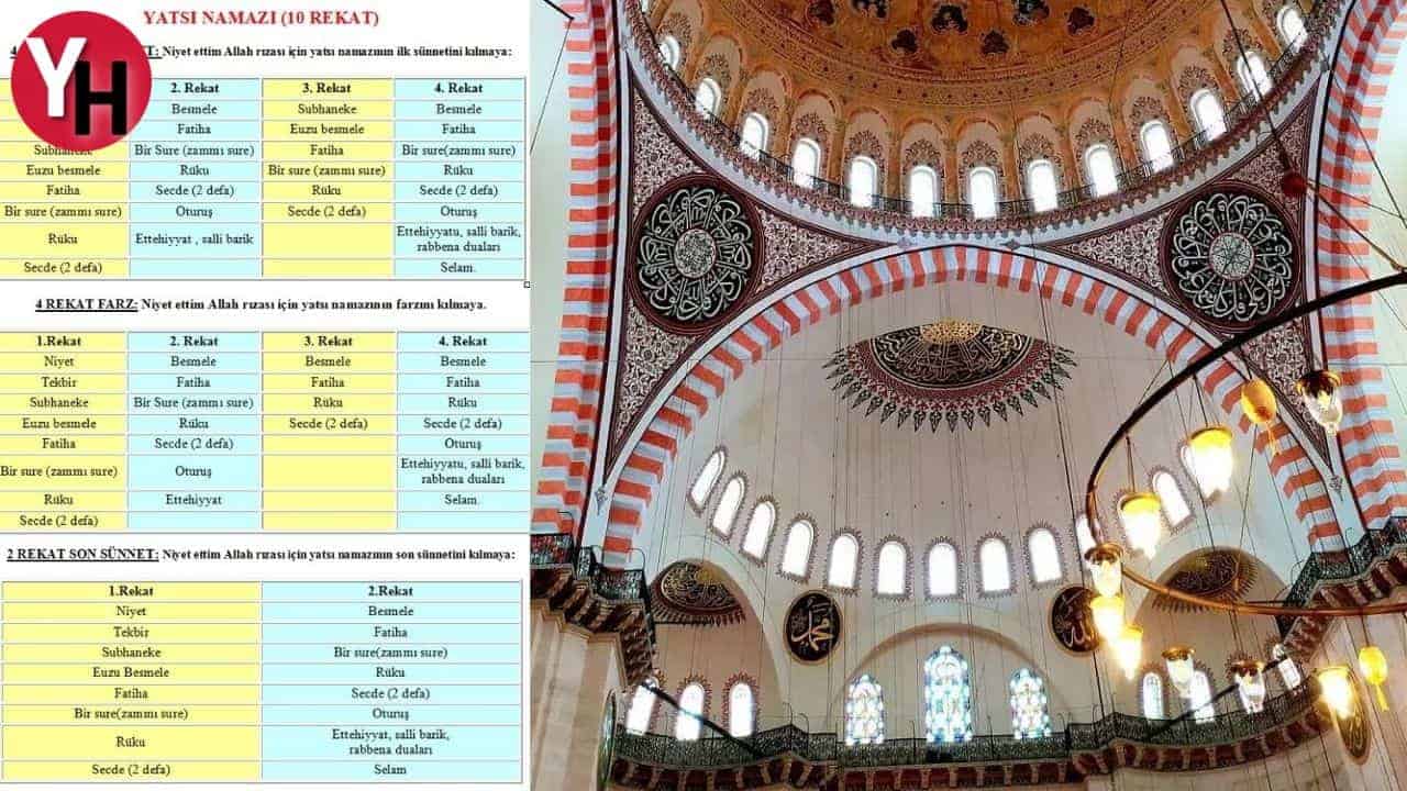 Yatsı Namazı Kaç Rekattır? Yatsı Namazı Nasıl Kılınır?