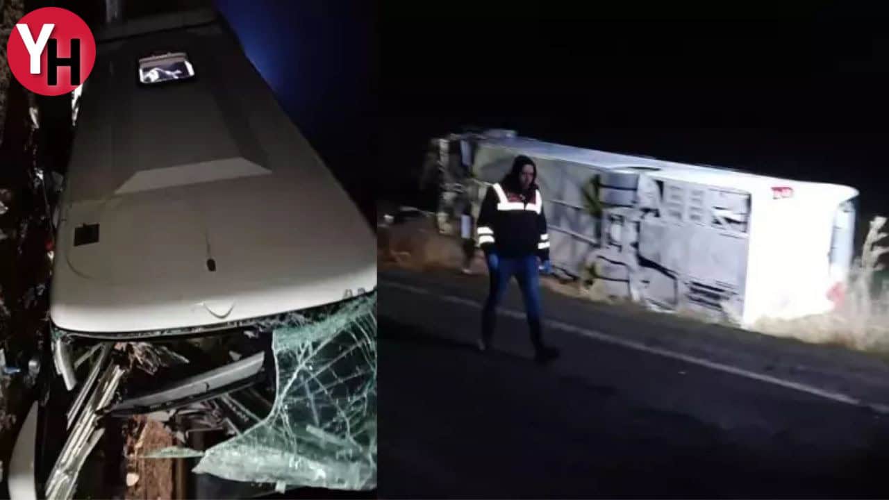 Yozgat’ta Meydana Gelen Otobüs Kazasında Ölü ve Yaralılar Var!