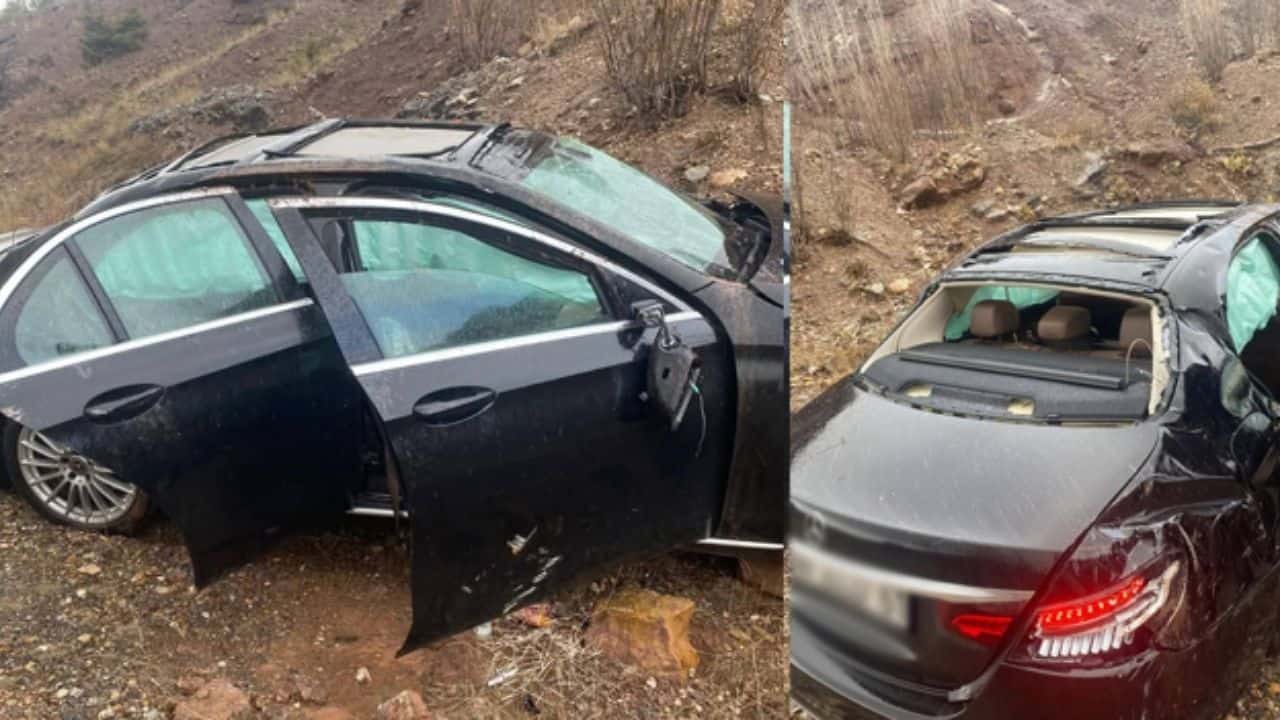 Trabzonlu Aile Konya’da Büyük Tehlike Atlattı: Uçuruma Yuvarlandılar