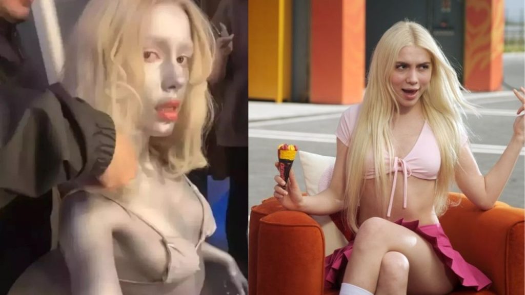 aleyna tilki, tiktok paylaşımında dikkat Çekti gri bikini ve provokatif pozuyla olay oldu!