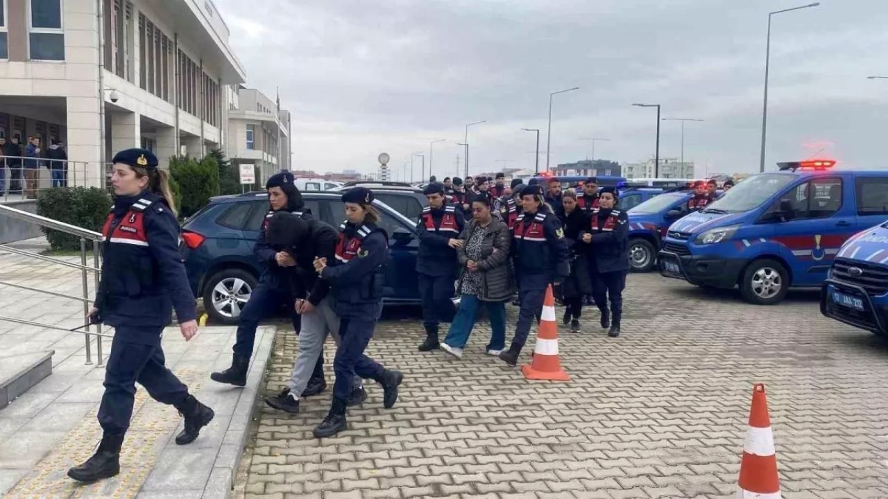 Çanakkale'de uyuşturucu operasyonu 10 kişi tutuklandı