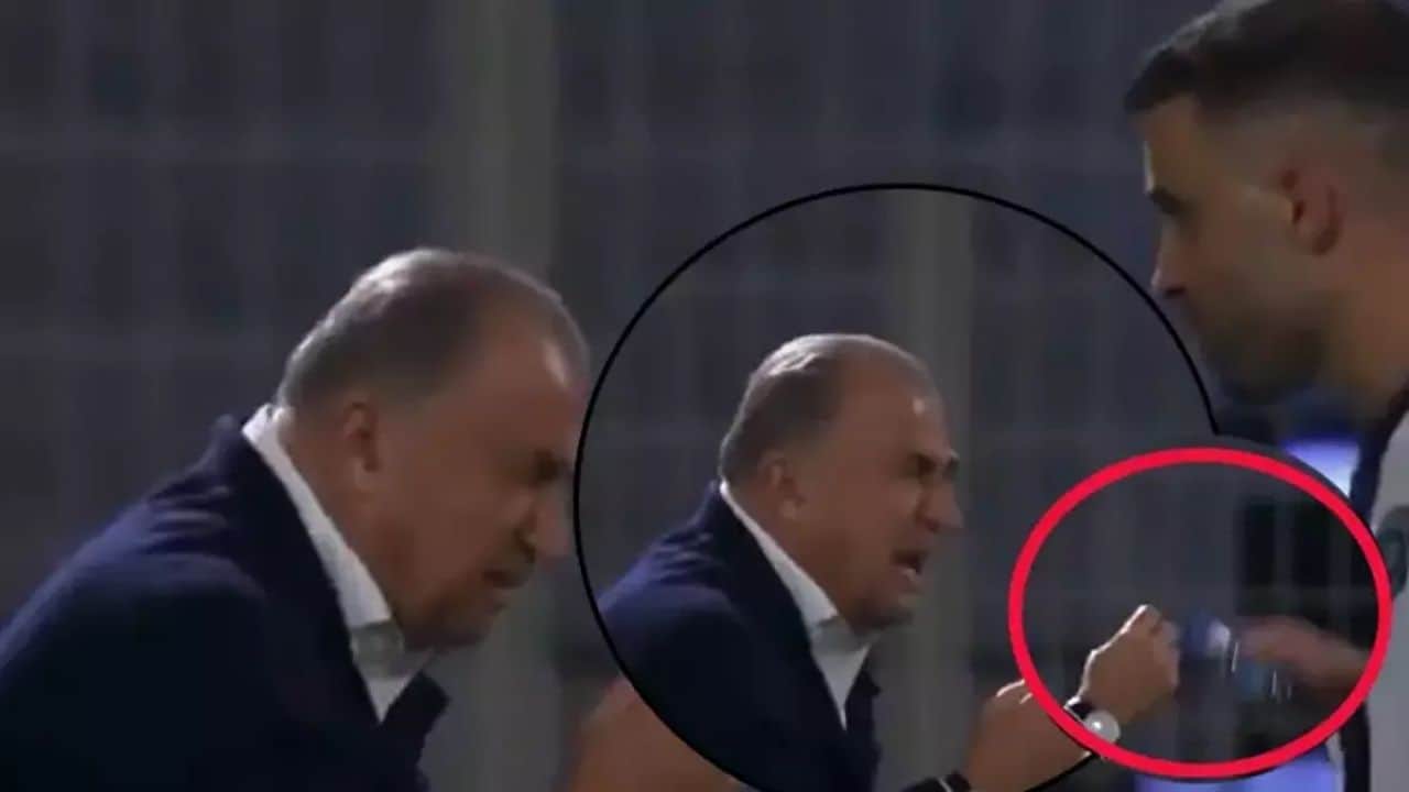 Fatih Terim ve Hamdallah Arasındaki Su Şakası Sosyal Medyayı Salladı