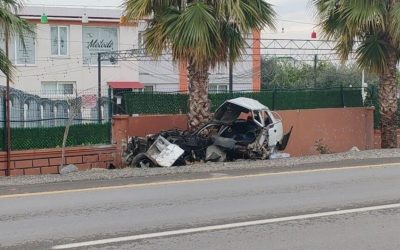 Hatay’da Feci Kaza: Araç İkiye Bölündü, Sürücü Yaralı