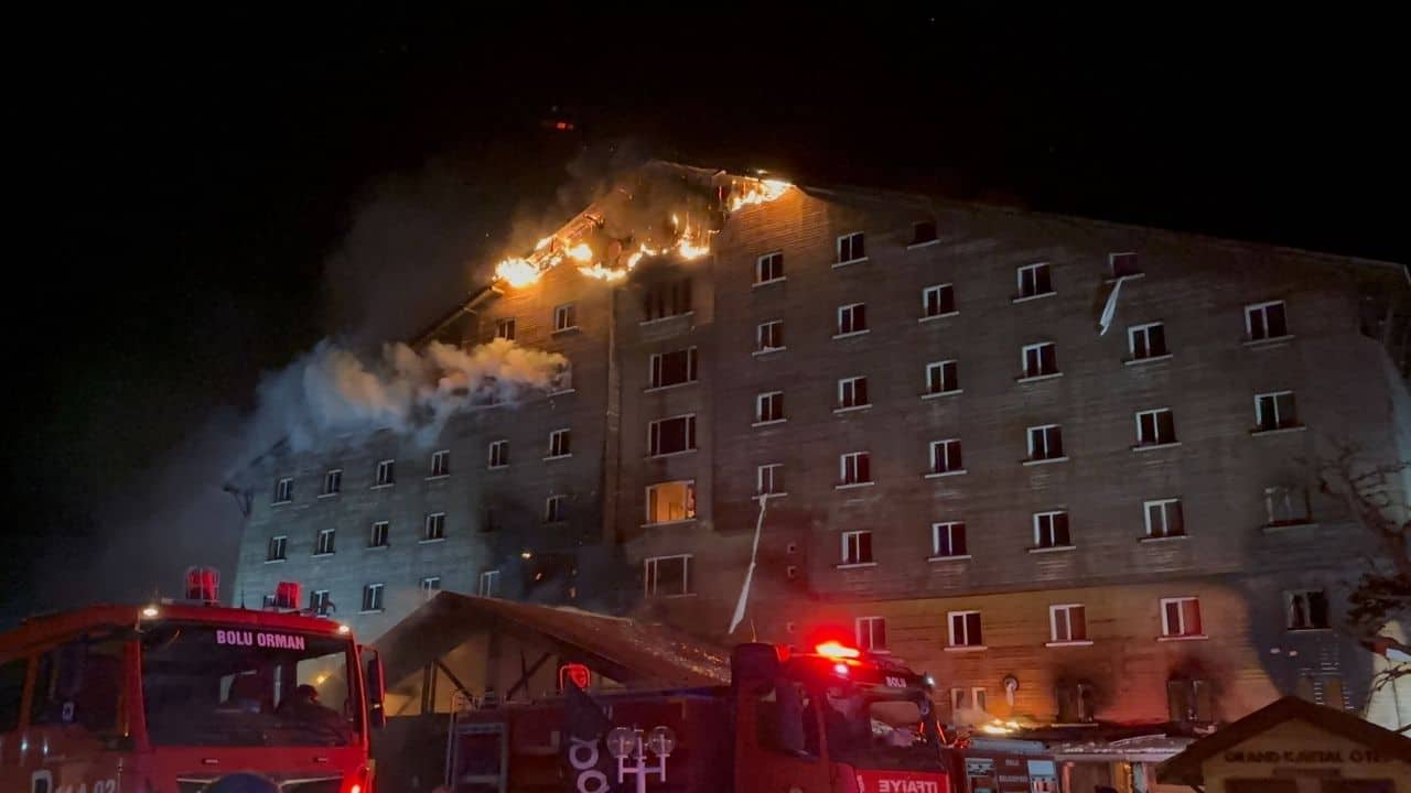 _Kartalkaya Kayak Merkezi'nde Grand Kartal Oteli'nde Yangın 76 Kişi Hayatını Kaybetti