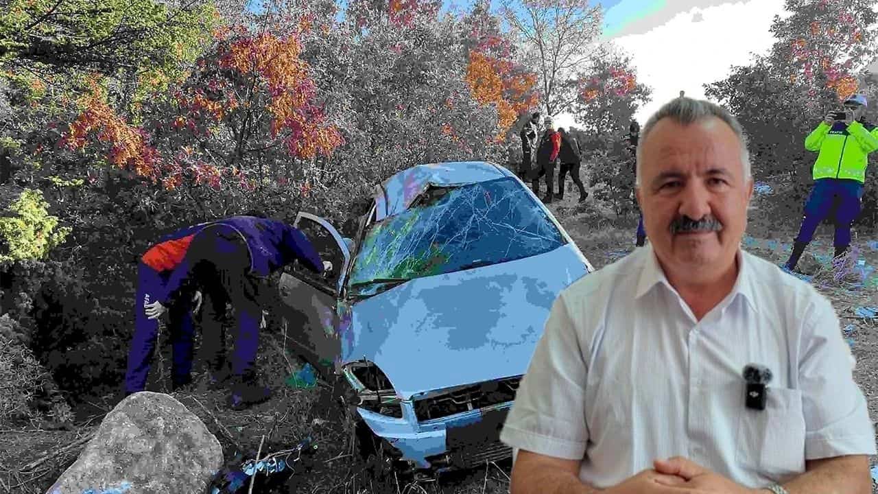 Kütahya Gediz'de Trafik Kazası SGK İlçe Müdürü Celalettin Ateş Hayatını Kaybetti