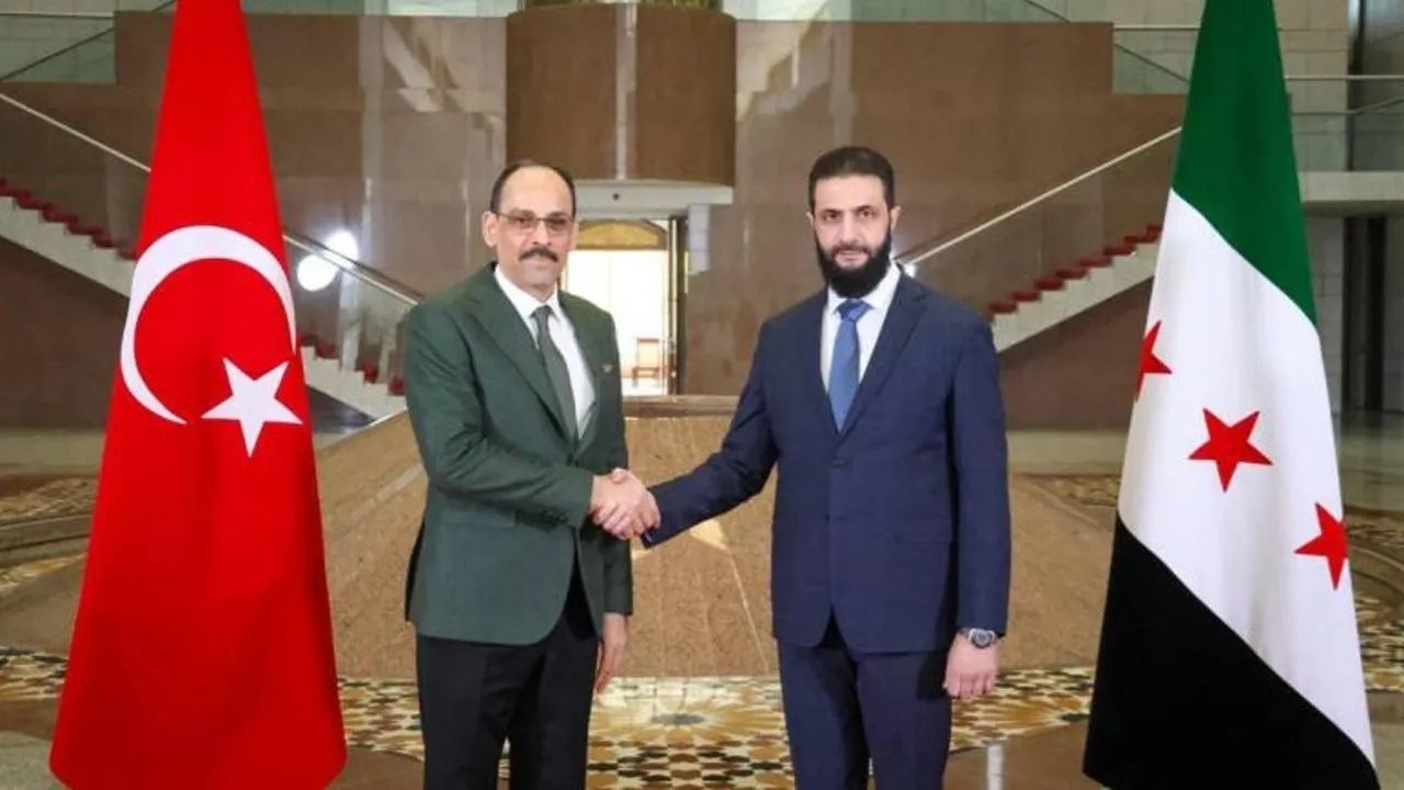 mİt başkanı İbrahim kalın, suriye’nin yeni lideri ahmed Şara ile Şam’da görüştü