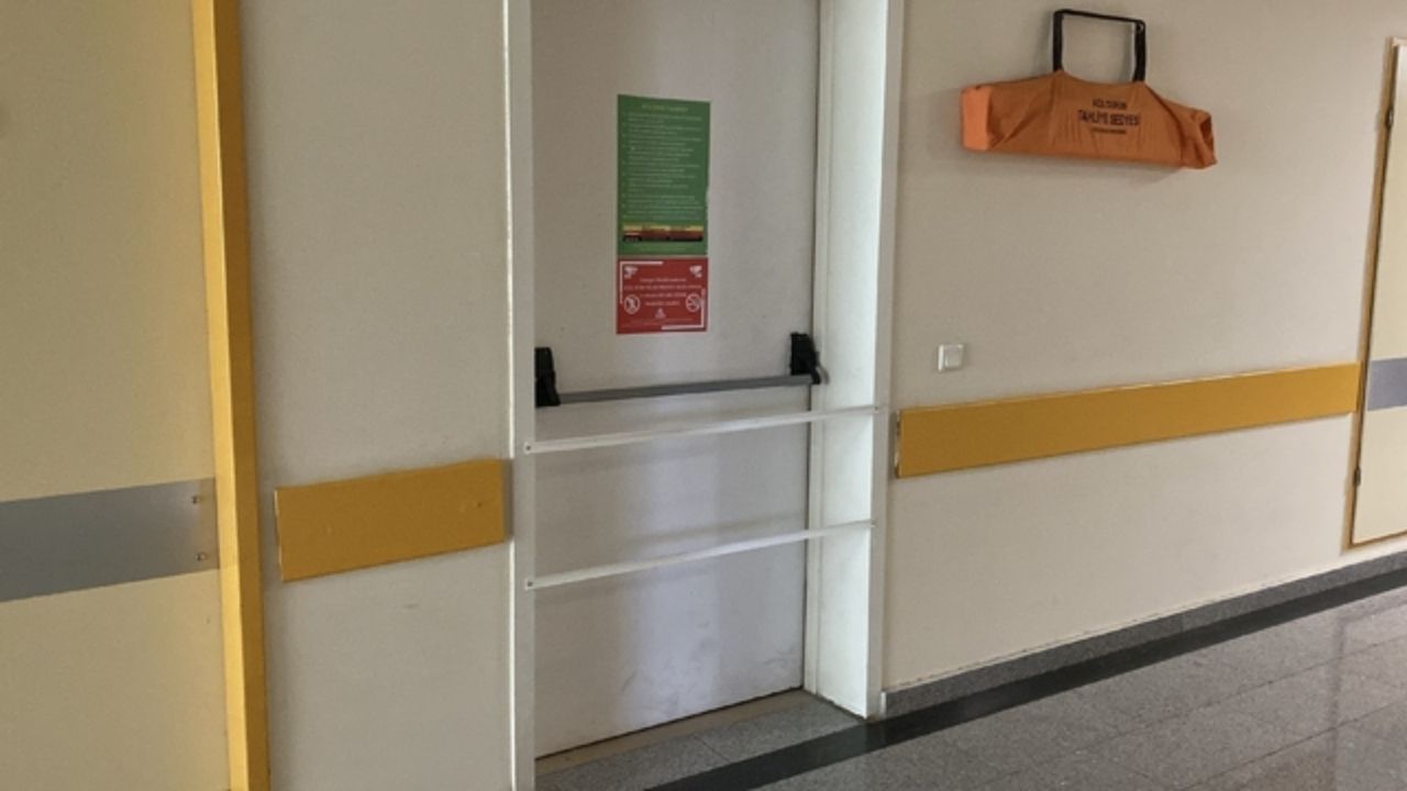 rize devlet hastanesi'nde yangın merdiveni girişlerinin kapatılması Üzerine bakanlık açıklaması