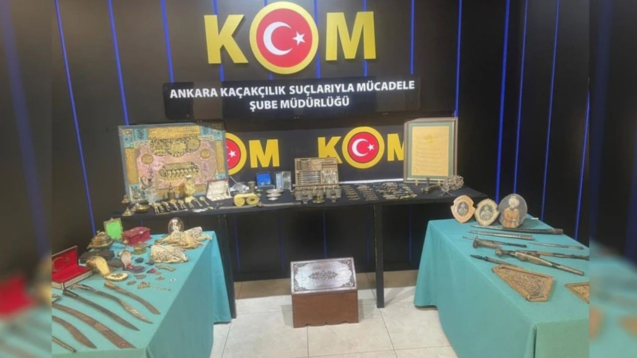 tarihi eser kaçakçılığına yönelik dev operasyon 243 eser ele geçirildi, 12 Şüpheli tutuklandı