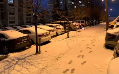 Başakşehir’de Kar Yağışı: Bazı Araçlar Yolda Kaldı