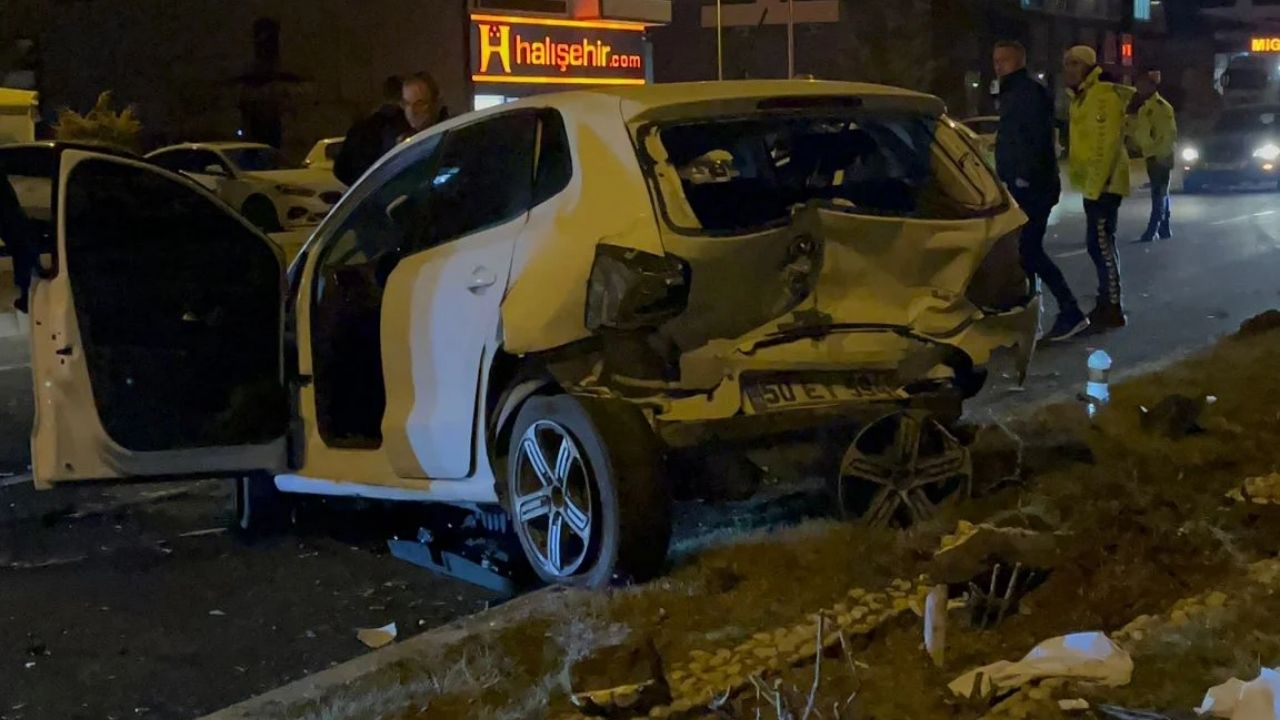 nevşehir'de trafik kazası 5 kişi yaralandı