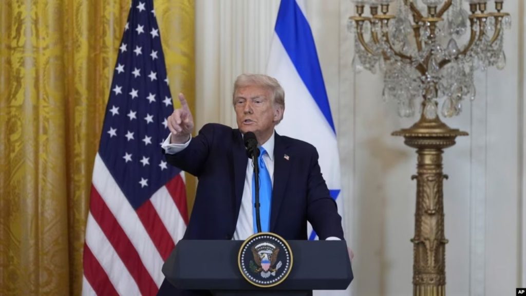 trump'ın gazze planıyla İlgili beyaz saray'dan aaçıklama başkan kararlı.