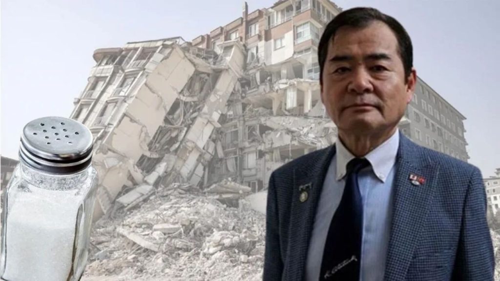 tuz taşıyın japon deprem uzmanının Önerisi
