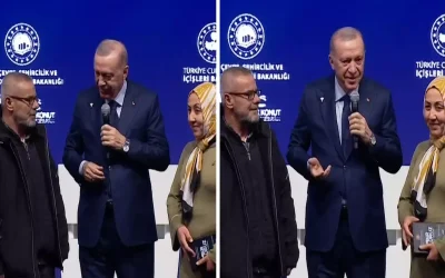 Erdoğan, Depremzedeyi Sahneye Çağırdı, Mesleği Duyunca Şaşırdı