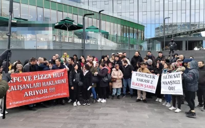 Fast Food Zincirleri Çalışanları Grevde