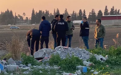 Arızalı araç sahibi, yol kenarında insan kemikleri keşfetti