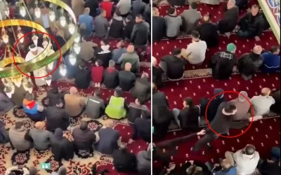 Cami’de siyasi tartışma: İmam müdahale etti!