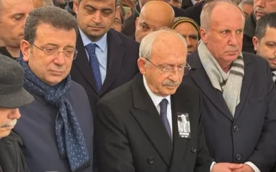 Muhalefet liderlerinden güçlü birlik: Cenaze töreninde bir araya geldiler