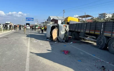 Hatay’da feci kaza: 6 ölü, 8 yaralı