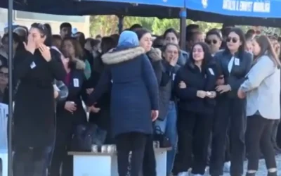 Polis kızının feryadı yürekleri dağladı: Götürmeyin babamı!