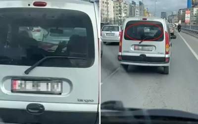 İstanbul’da trafik skandalı! Sürücü, arkadaki olayları kaydetti