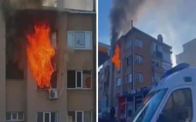 Kartal’da patlayan amfide yangın: İki kişi yaralandı