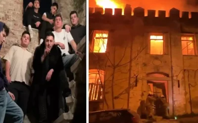 Karakolu yakanlar klip çekerken yakalandı
